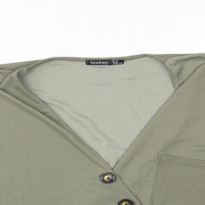 Boohoo Womens Green   Tunic  Size 12