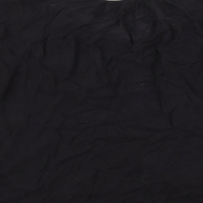 Boohoo Womens Black   Basic Blouse Size 8