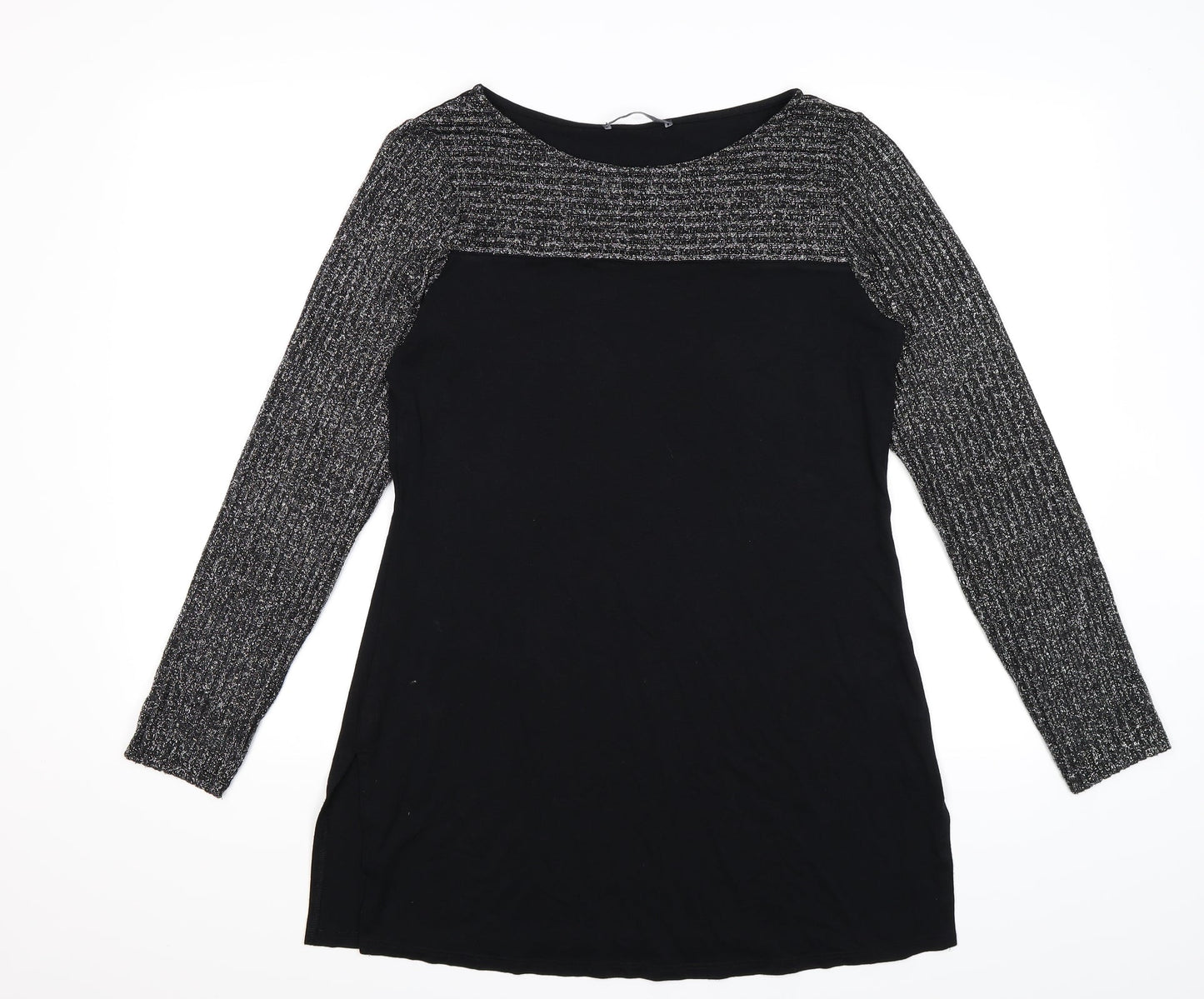 Marks and Spencer Womens Black   A-Line  Size 14