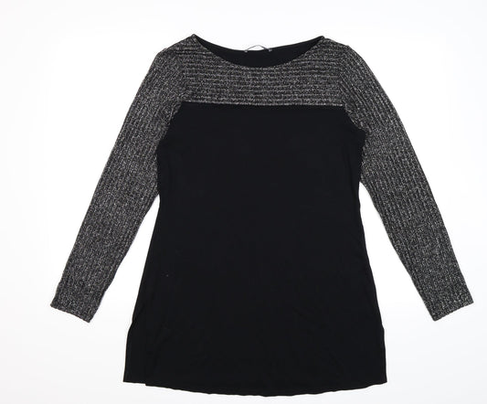 Marks and Spencer Womens Black   A-Line  Size 14