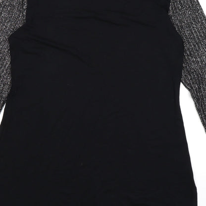 Marks and Spencer Womens Black   A-Line  Size 14