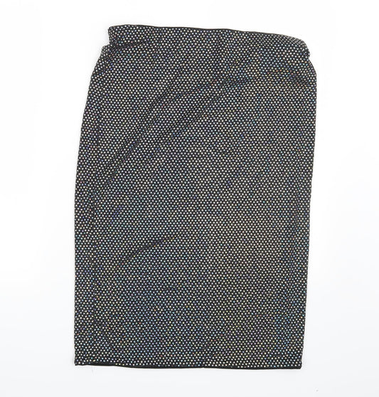 Divided by H&M Womens Black   A-Line Skirt Size L