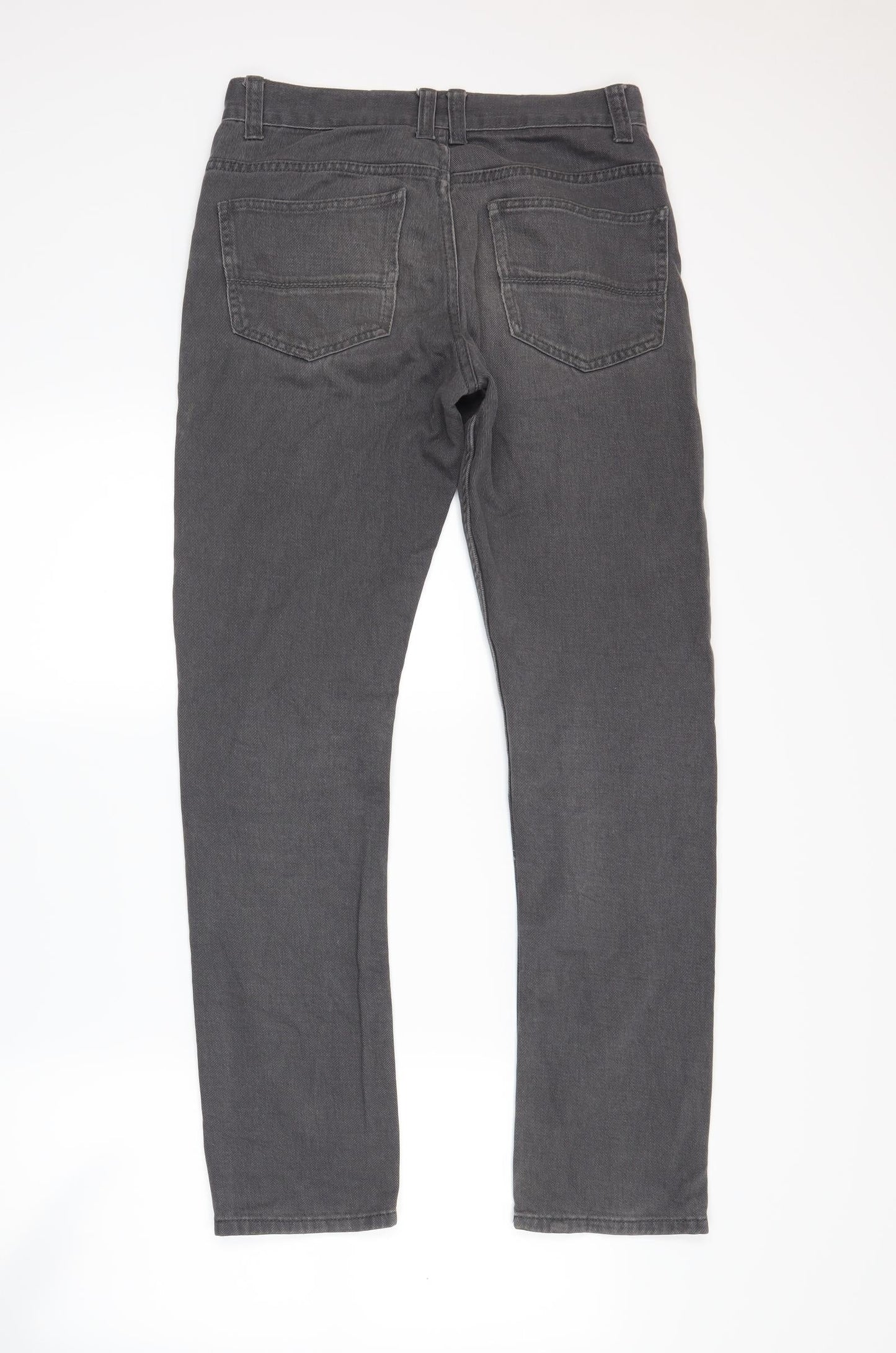 Primark Womens Grey  Denim Straight Jeans Size 28 L30 in