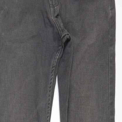 Primark Womens Grey  Denim Straight Jeans Size 28 L30 in