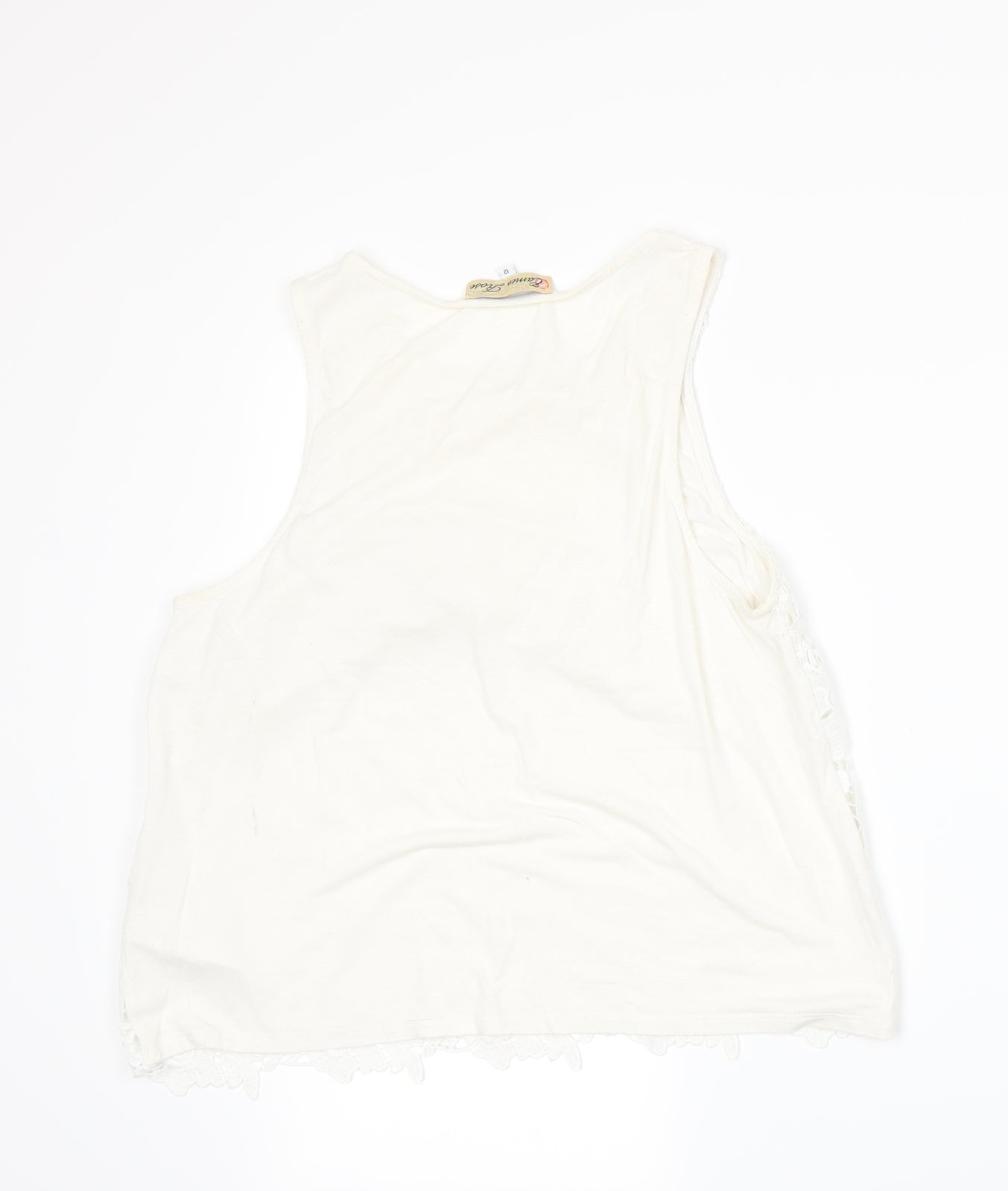 Cameo Rose Womens White   Basic Tank Size 12