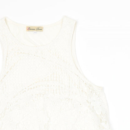 Cameo Rose Womens White   Basic Tank Size 12