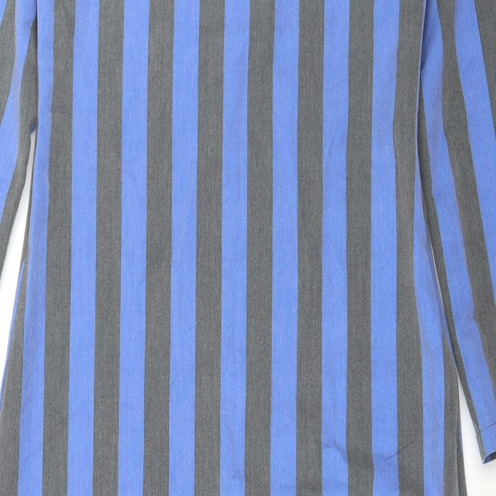 Moda Womens Blue Striped  Maxi  Size 14