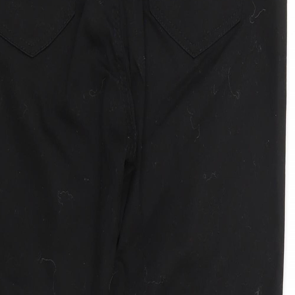 Miss Cherry Womens Black  Denim Straight Jeans  L25 in