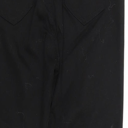 Miss Cherry Womens Black  Denim Straight Jeans  L25 in