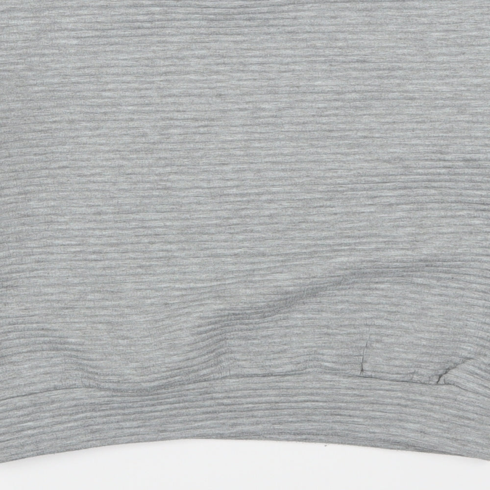 Boohoo Womens Grey   Pullover Sweatshirt Size S