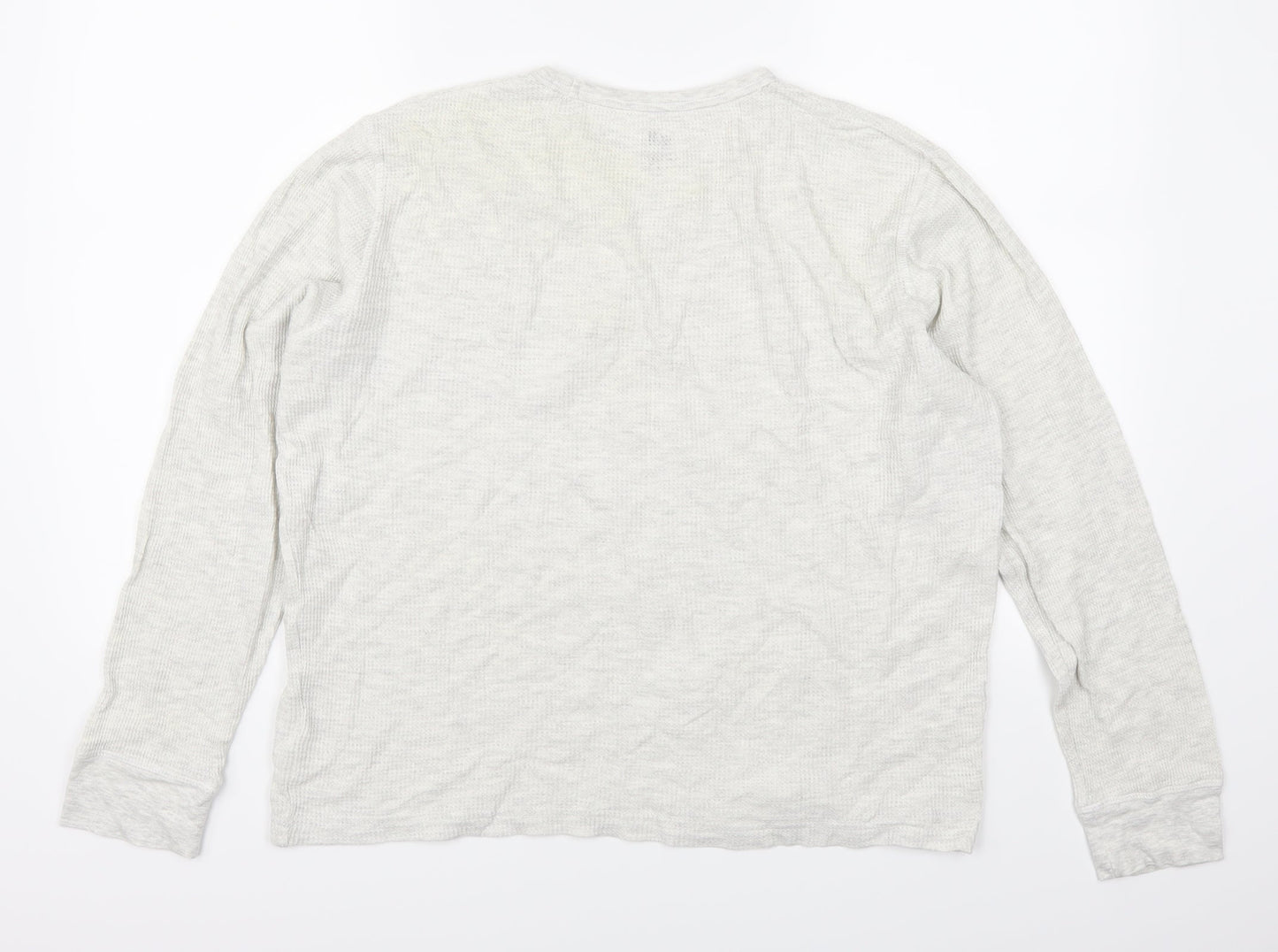 H&M Womens Grey   Pullover Sweatshirt Size L