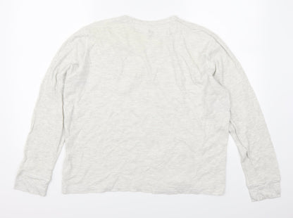 H&M Womens Grey   Pullover Sweatshirt Size L