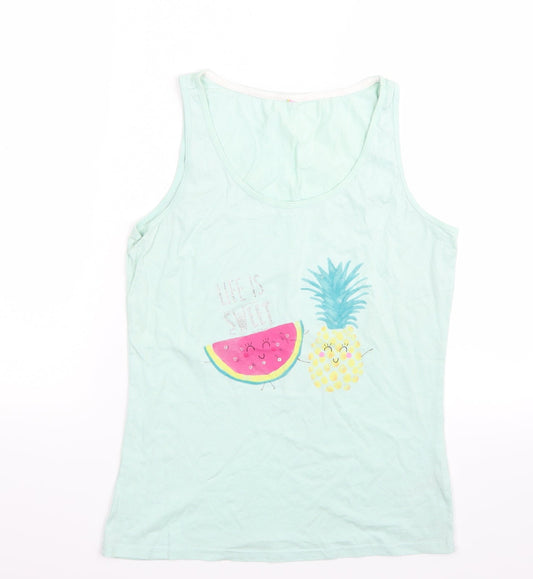 George Womens Blue   Basic T-Shirt Size 8