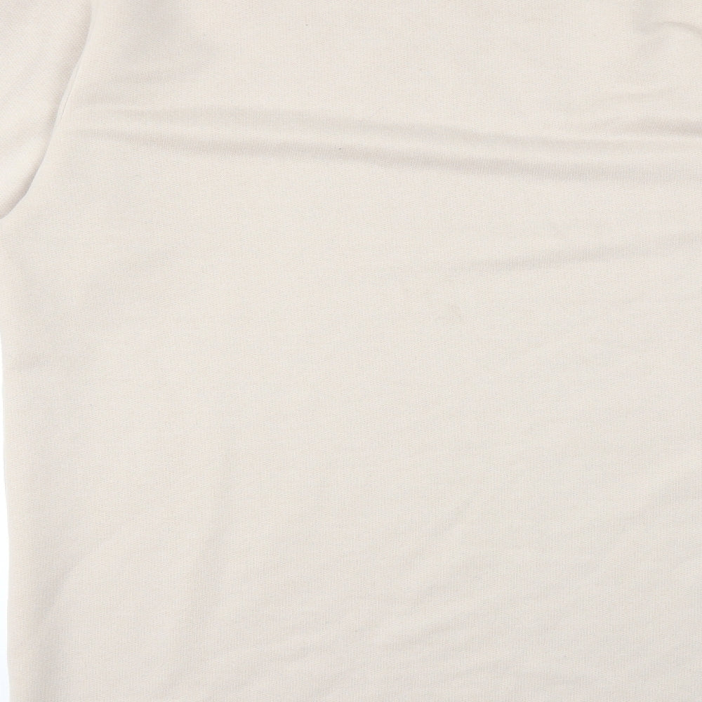 Boohoo Womens Beige   Pullover Sweatshirt Size 14