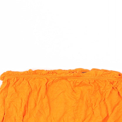 Primark Womens Orange   Basic Tank Size 6