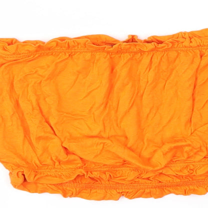 Primark Womens Orange   Basic Tank Size 6
