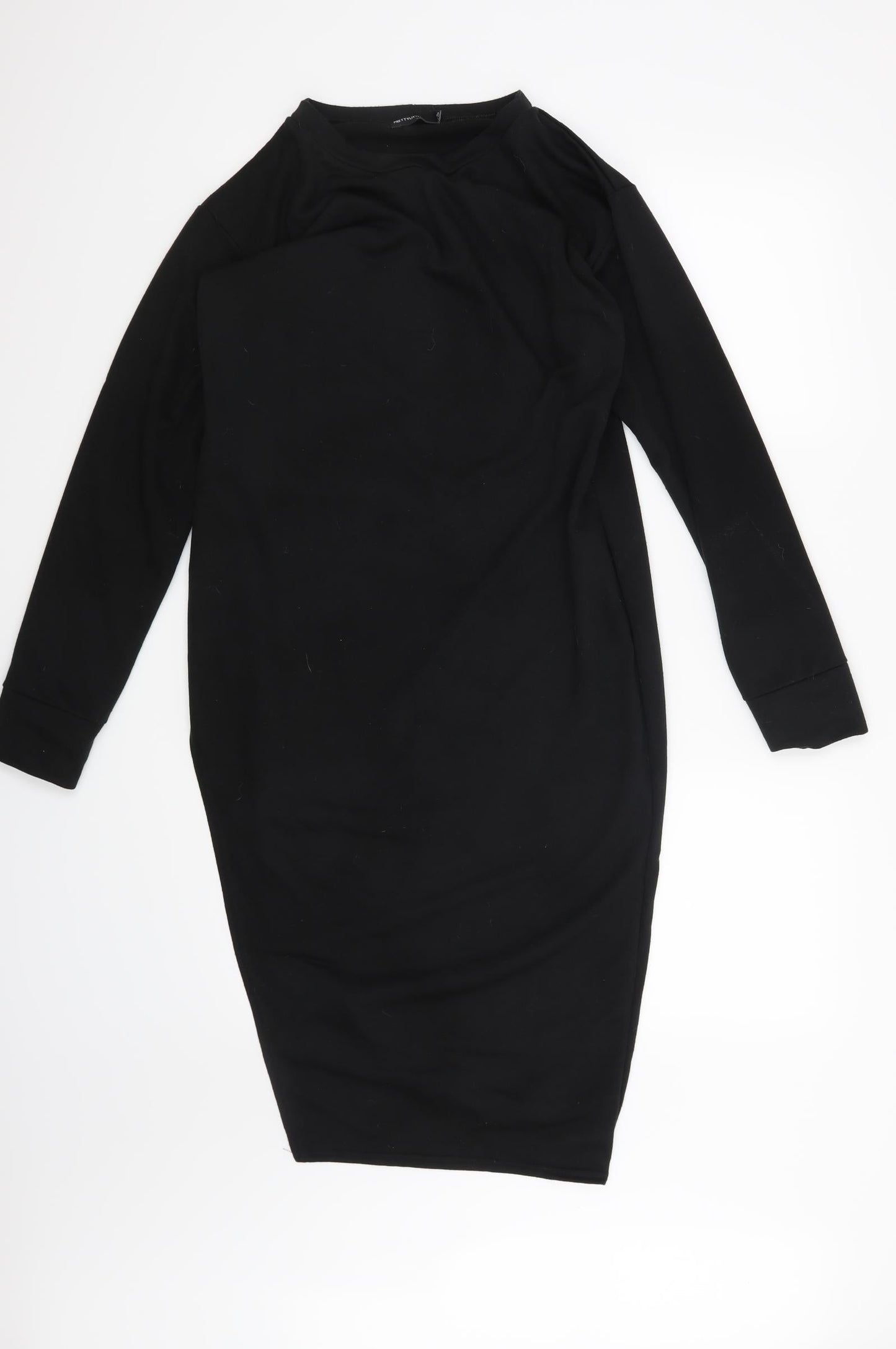 Pretty Little Thing Womens Black   Jumper Dress