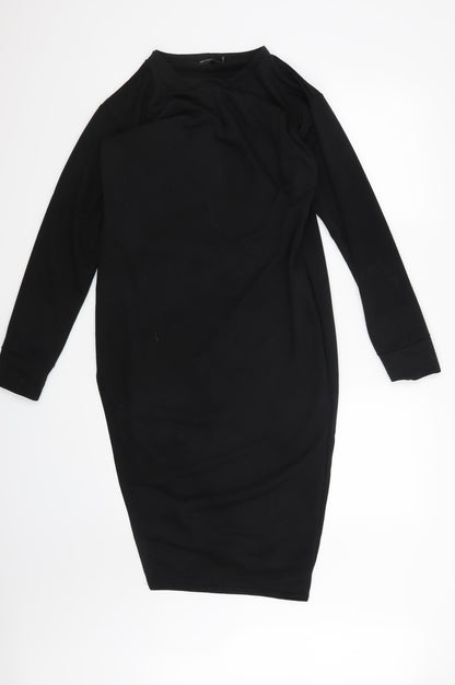 Pretty Little Thing Womens Black   Jumper Dress