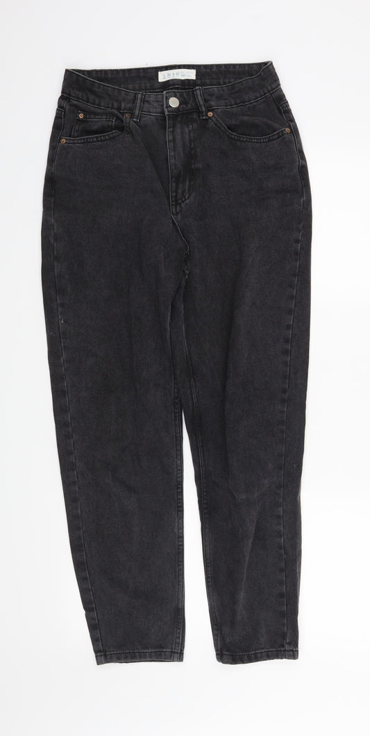 Denim Co. Womens Black   Straight Jeans Size 6 L27 in