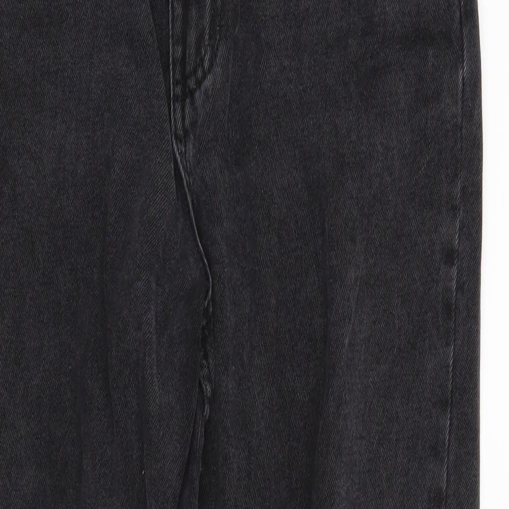 Denim Co. Womens Black   Straight Jeans Size 6 L27 in