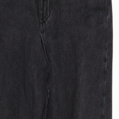 Denim Co. Womens Black   Straight Jeans Size 6 L27 in
