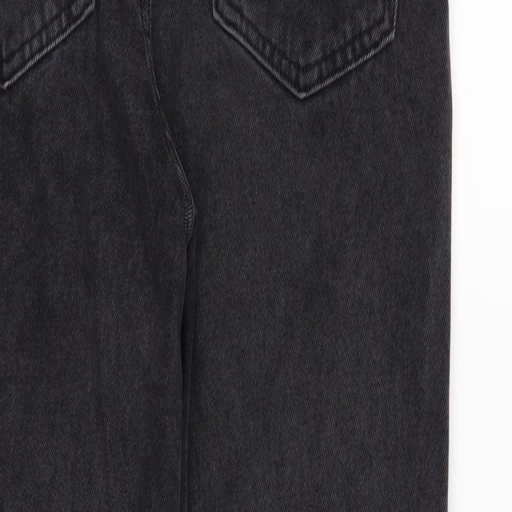 Denim Co. Womens Black   Straight Jeans Size 6 L27 in