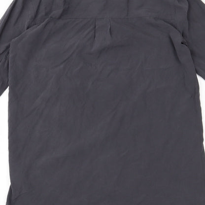 FOREVER 21 Womens Grey   Basic Button-Up Size S