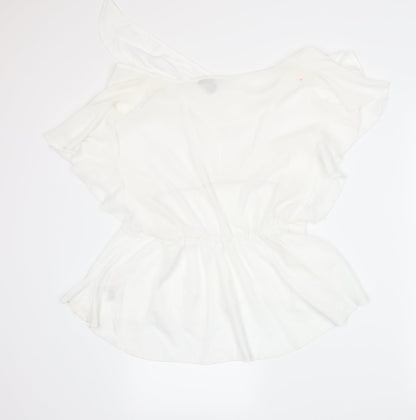 Cameo Rose Womens White   Basic Blouse Size 14