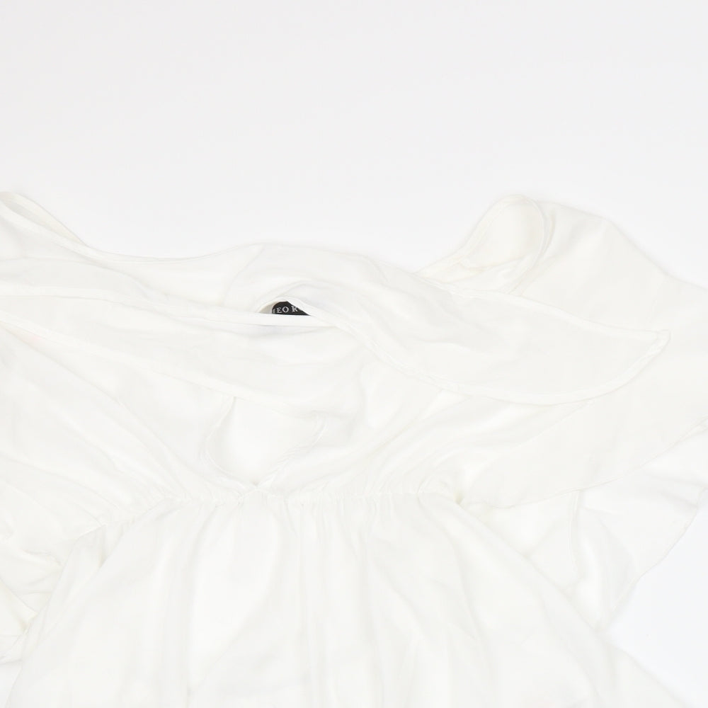 Cameo Rose Womens White   Basic Blouse Size 14