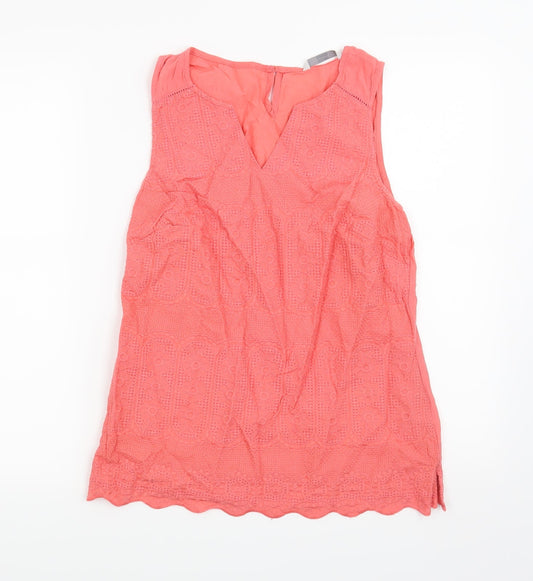 George Womens Pink   Basic Blouse Size 10