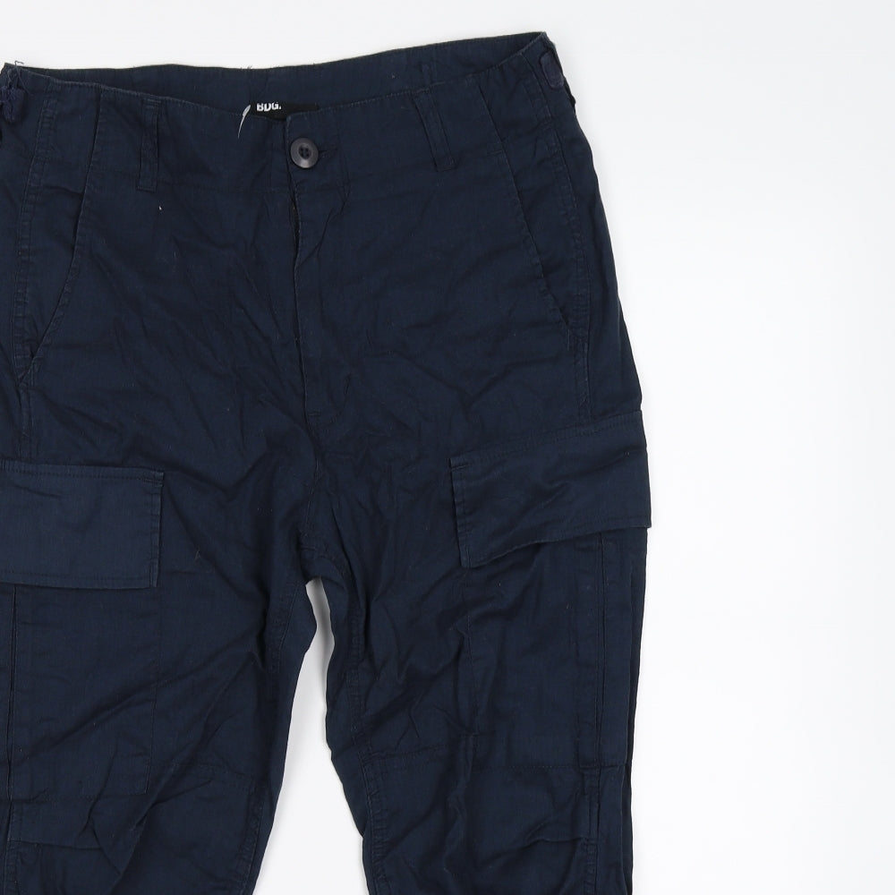 BDG Womens Blue   Cropped Trousers Size L L20 in