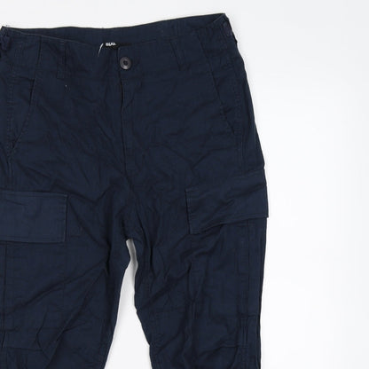 BDG Womens Blue   Cropped Trousers Size L L20 in