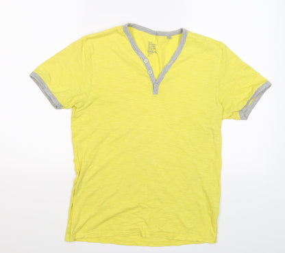 NEXT Mens Yellow    T-Shirt Size S