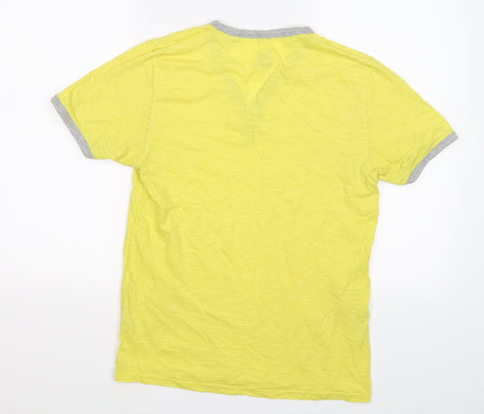 NEXT Mens Yellow    T-Shirt Size S
