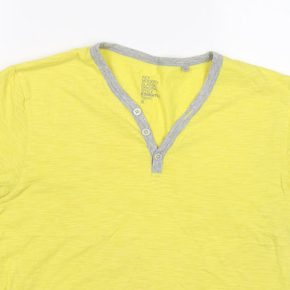 NEXT Mens Yellow    T-Shirt Size S