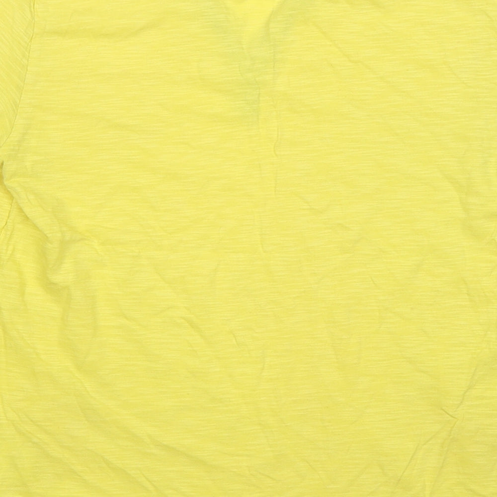 NEXT Mens Yellow    T-Shirt Size S