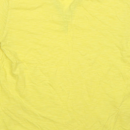 NEXT Mens Yellow    T-Shirt Size S