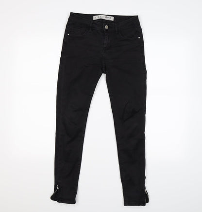 denim co Womens Black  Denim Skinny Jeans Size 6 L26 in