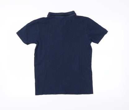 Topman Mens Blue    Polo Size XS