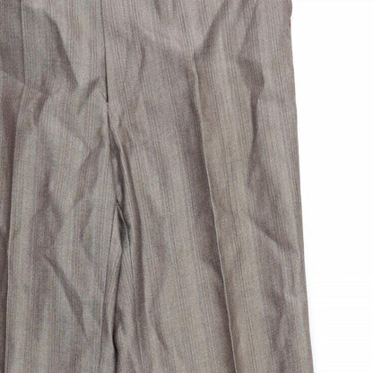 Preworn Mens Grey Striped  Dress Pants Trousers  L32 in