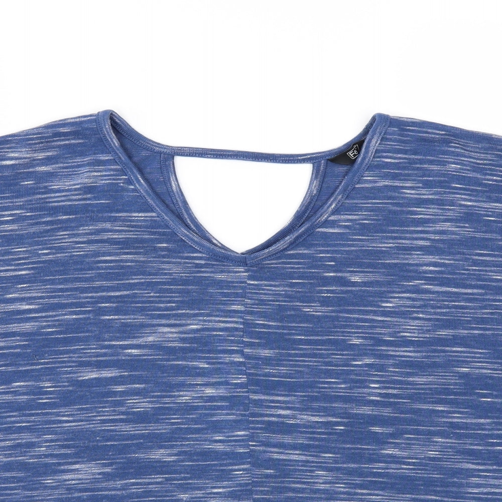 F&F Womens Blue   Basic T-Shirt Size 10