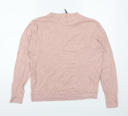 H&M Womens Pink   Pullover Sweatshirt Size M  - Girls Bite Back