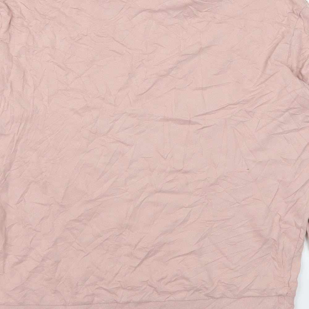 H&M Womens Pink   Pullover Sweatshirt Size M  - Girls Bite Back