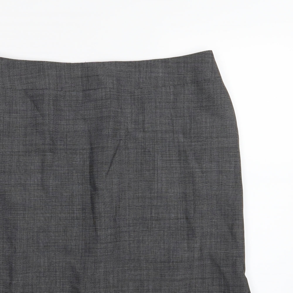 Kasper Womens Grey   Straight & Pencil Skirt Size 12