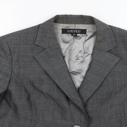 Kasper Womens Grey   Jacket Suit Jacket Size 12