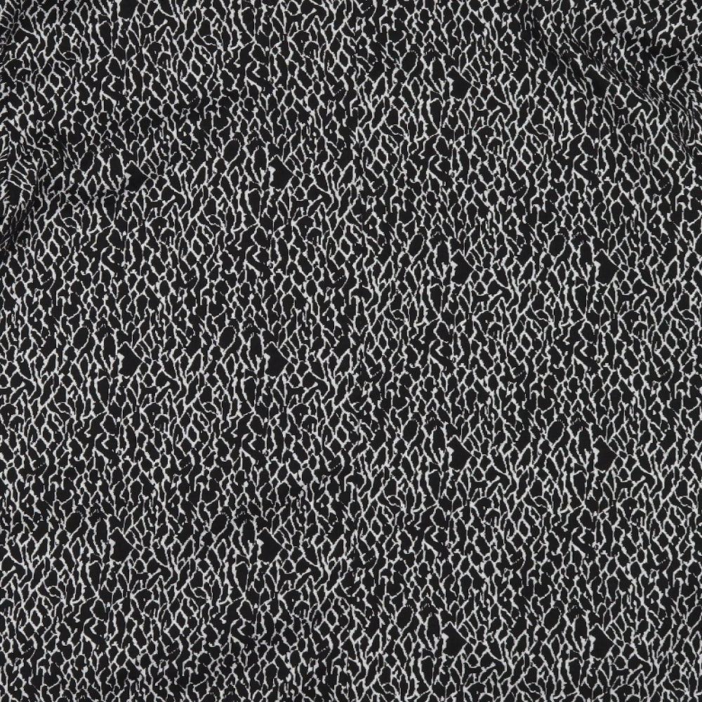 George Womens Black Geometric  Jacket  Size 12