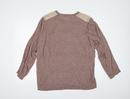 River Island Mens Red   Pullover Jumper Size L