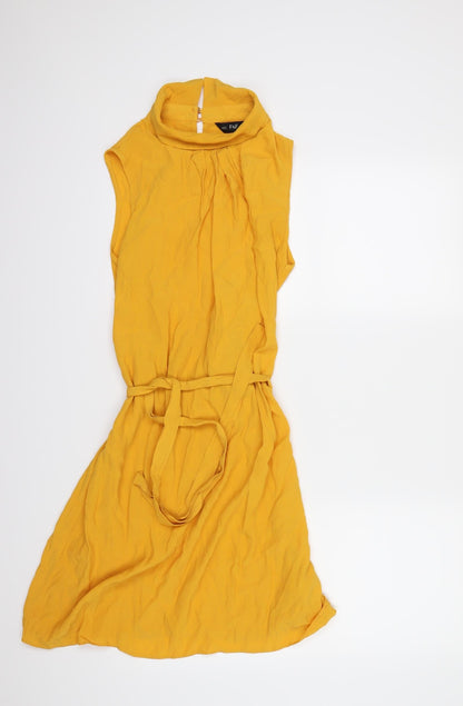F&F Womens Yellow   Shift  Size 8