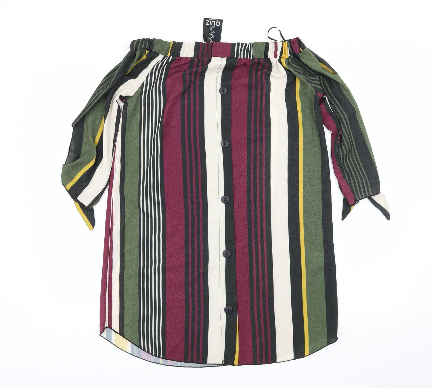Quiz Womens Multicoloured Striped  Shift  Size 10