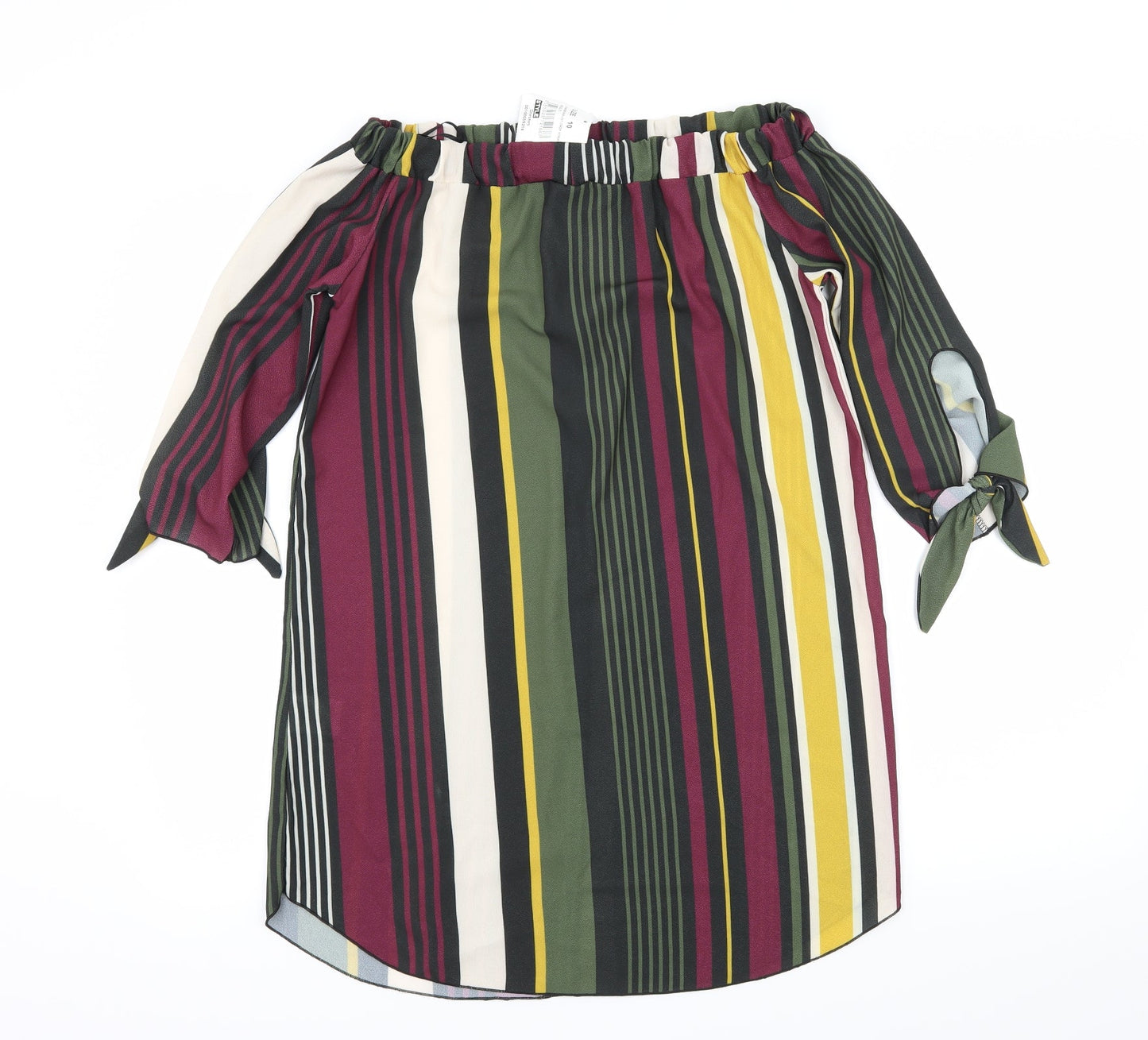 Quiz Womens Multicoloured Striped  Shift  Size 10